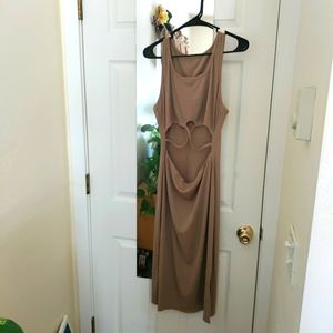 Sleeveless Cut Out Twist Bodycon Dress